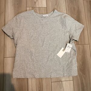 Good American Light Gray Tee